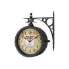 TFA 603011 Reloj de pared de cuarzo, Antiguo, Negro