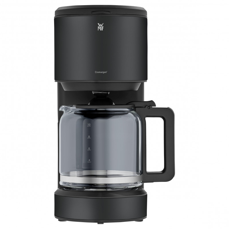 WMF Stelio Cafetera con jarra de cristal, negro intenso (412150071)