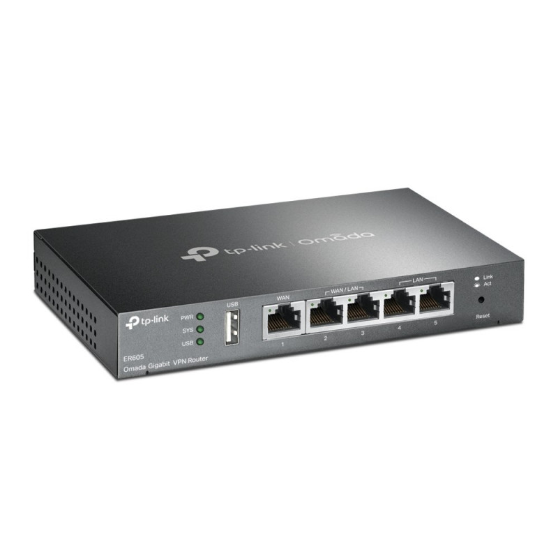 TP-Link ER605 (TL-R605) Router VPN Gigabit, negro