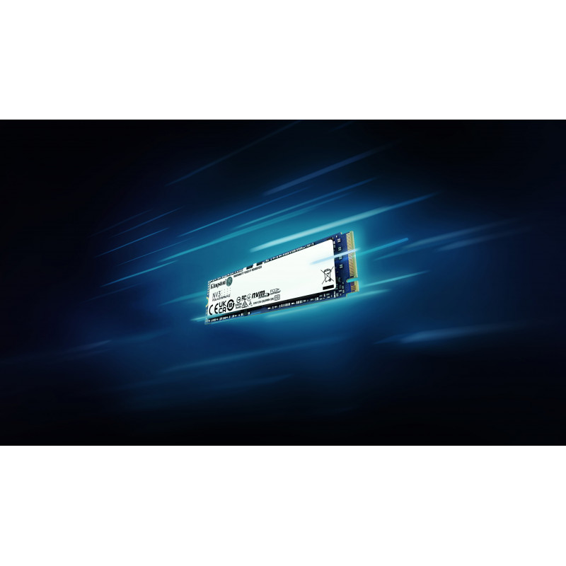Kingston NV3 500GB M.2 2280 PCIe 4.0 x4 NVMe SSD interna (SNV3S/500GBK)