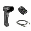 Zebra DS2278-SR Kit de escáner de códigos de barras USB con base de presentación y cable USB apantallado, negro (DS2278-SR7U2100PRW)