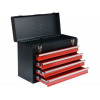 Yato YT-08874 caja de herramientas/accesorios acero inoxidable negro, rojo