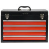 Yato YT-08874 caja de herramientas/accesorios acero inoxidable negro, rojo