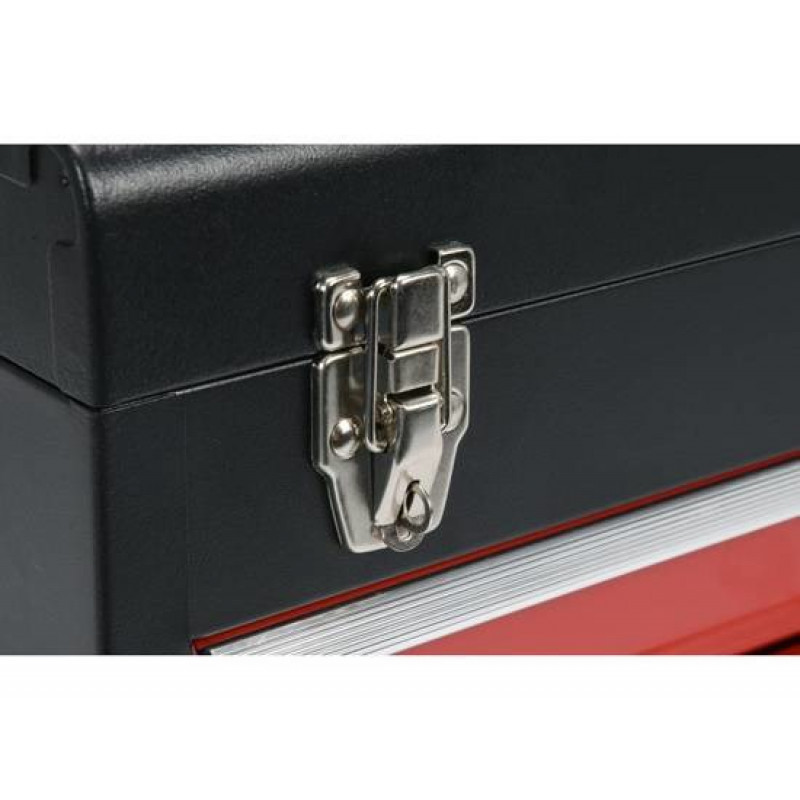 Yato YT-08874 caja de herramientas/accesorios acero inoxidable negro, rojo