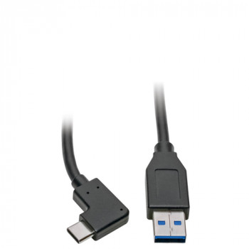 Eaton cable USB-C a USB-A, USB-C en ángulo, USB 3.2 Gen 1, 0,91 m, negro