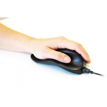 Bakker Elkhuizen Hippus HandShoeMouse Small ratón ergonómico, zurdo (BNEP170L)