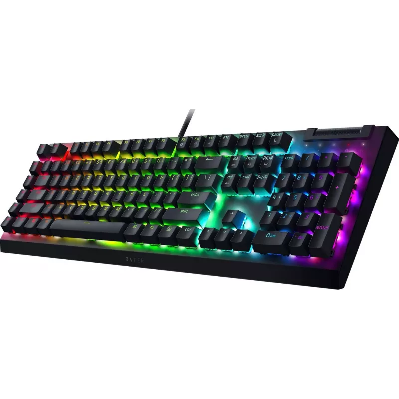 Razer BlackWidow V4 X teclado gaming mecánico con cable, RGB Chroma, distribución nórdica (RZ03-04700600-R3N1)