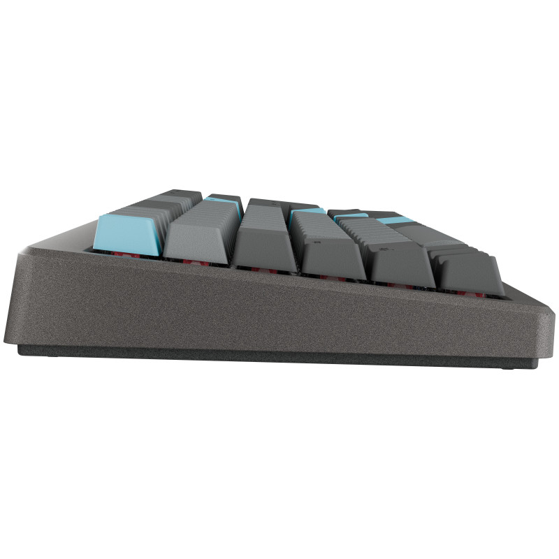 Ducky Cushion 98 teclado gaming, 96%, distribución US (ANSI), Shush Green Switches - Nickel (DKCUS2598-DDUSPHCC3H1)