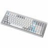Ducky Cushion 98 teclado gaming, 96%, distribución US (ANSI), Shush Green Switches - plata (DKCUS2598-DDUSPHCC4S1)