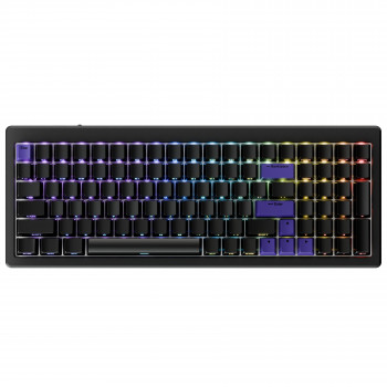 Ducky Cushion 98 teclado gaming, 96%, distribución US (ANSI), Shush Green Switches – negro mate