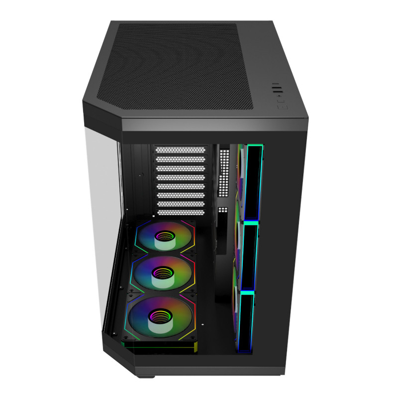 FSP U580 ARGB ATX Ultra Tower caja gaming – negra