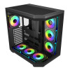 FSP U580 ARGB ATX Ultra Tower caja gaming – negra