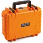 B&W 1000/O/SI maletín de herramientas, naranja, polipropileno (PP), antipolvo, impermeable, 248,92 x 175,26 x 93,98 mm