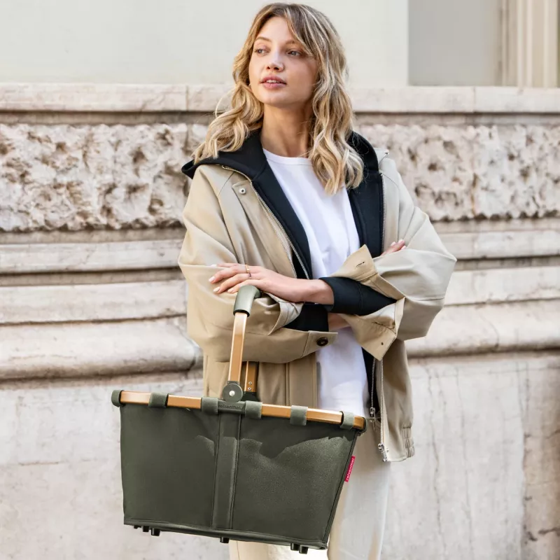 Reisenthel carrybag cesta de la compra, fibra sintética, forest gold (BK5054)