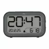 TFA Dostmann Bingo Despertador digital híbrido, pantalla LCD/LED, negro/antracita, 60.2048.01