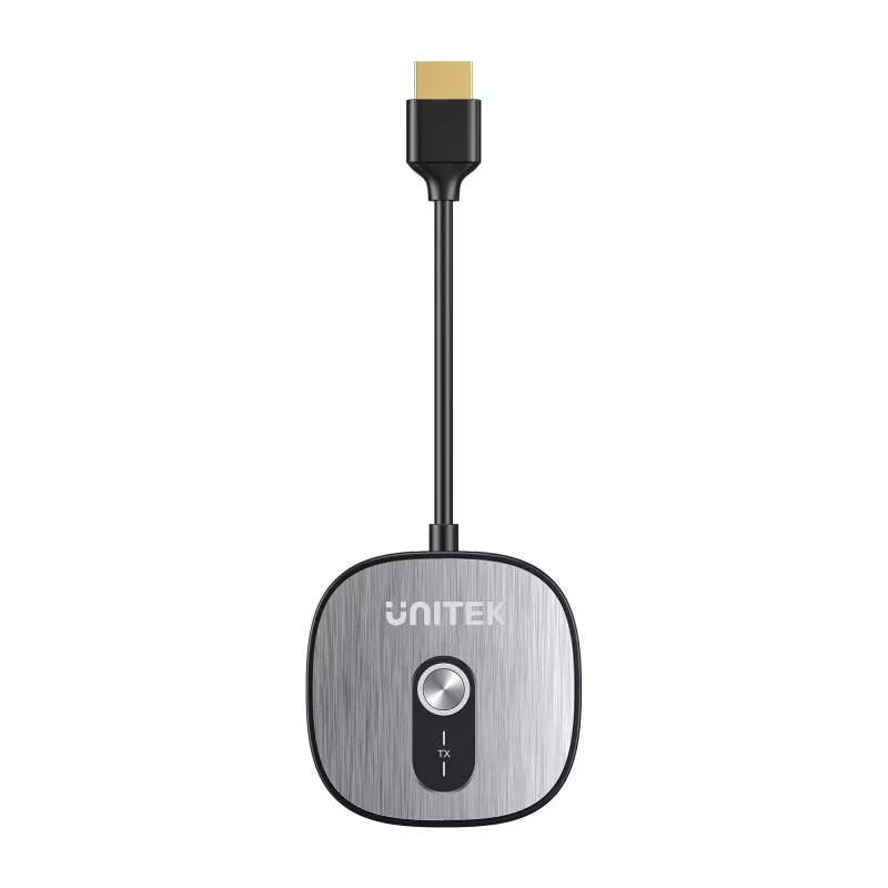 Unitek Transmisor inalámbrico (para receptor V1717C) | HDMI 4K@30Hz | P2P | Miracast | AirPlay
