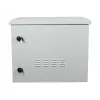 Allnet SO Serie 19 pulgadas 12U IP55 armario de pared, 638 mm de profundidad, con unidad de 4 ventiladores, gris claro (ALL-SO03-6612-G-DGRAUV2)