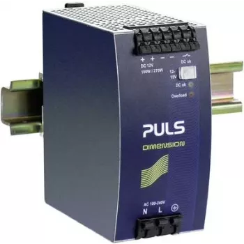 PULS DIMENSION QS10.121 Fuente de alimentación para carril DIN, 12 V DC, 15 A, 180 W
