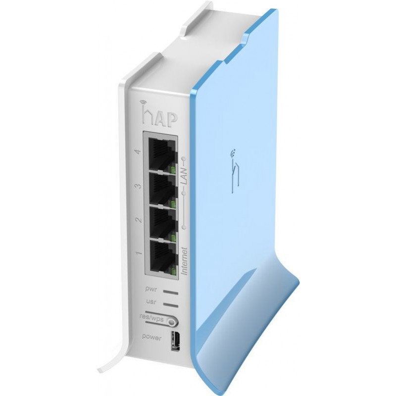 Punto de acceso inalámbrico MikroTik RB941-2ND-TC, 300 Mbit/s, Azul/Blanco