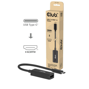 Club3D adaptador USB-C a HDMI 2.1