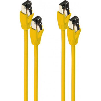 shiverpeaks cable de parcheo Cat8.1 F/FTP, 7,5 m, amarillo