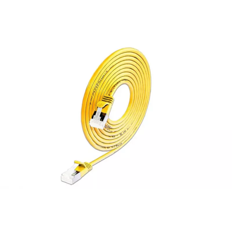 Wirewin cable de parcheo Slim Cat6a U/FTP RJ45, 5 m, amarillo