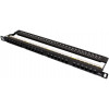 Getfort PGF-6UTP24-B7 panel de parcheo UTP Cat.6, 24 puertos, 0,5U