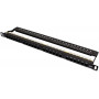 Getfort PGF-6UTP24-B7 panel de parcheo UTP Cat.6, 24 puertos, 0,5U