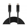 Vivolink cable USB USB-C a USB-C, 1,8 m, negro