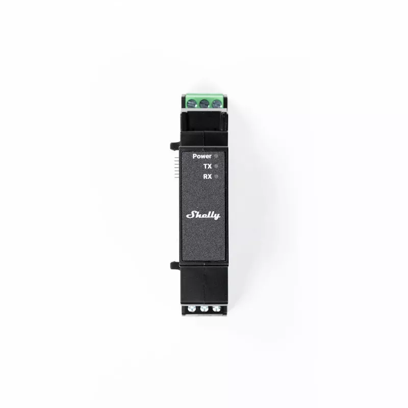 Shelly Pro Modbus Add-on RS485, accesorio para carril DIN