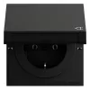 Gira 445474 toma SCHUKO KD, System 70, negro