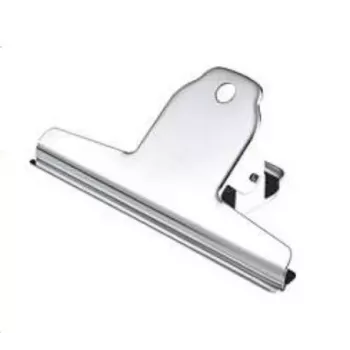 Wonday pinza para documentos de metal, ancho 144 mm, apertura 45 mm, níquel