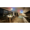 Osram SMART+ WiFi Orbis lámpara de pared/techo Magic 500 mm, RGB+TW, regulable, 38 W – negro/blanco