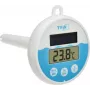 TFA Dostmann termómetro digital solar para piscina, blanco/turquesa, 30.1068.02