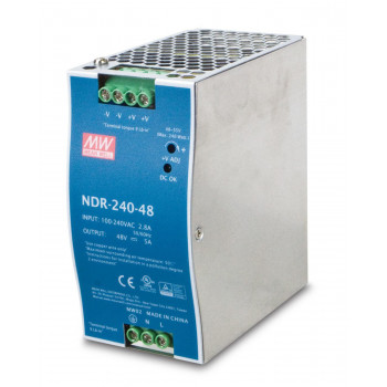 PLANET PWR-240-48 módulo de fuente de alimentación 240 W azul, gris