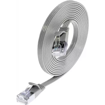 Wirewin cable de parcheo Slim Cat6 S/FTP RJ45, 7,5 m, gris
