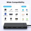 Hub USB-C Ugreen a 4x USB-C 3.2 / 1x USB-C 100W PD CM806 negro
