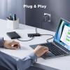 Hub USB-C Ugreen a 4x USB-C 3.2 / 1x USB-C 100W PD CM806 negro