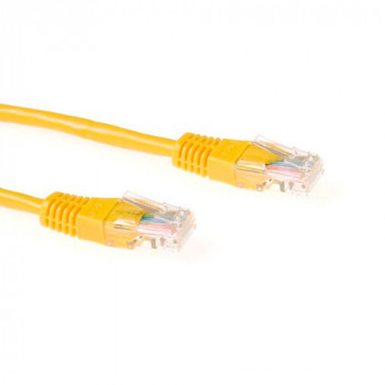 Cable de red ACT Cat5e U/UTP RJ45, 7 m, amarillo