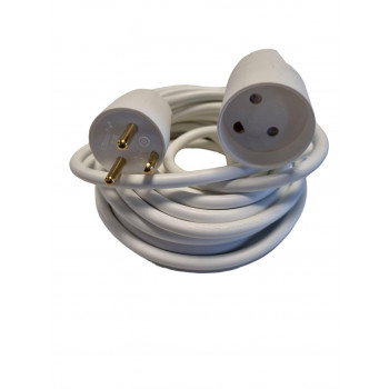 Cable alargador DK Mercodan, blanco, 5.0