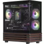 PC de sobremesa Thermaltake LCGS View 170WS, negro/madera, Windows 11 Home