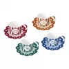 Set Bialetti Candyland de 4 tazas con platillos 80 ml