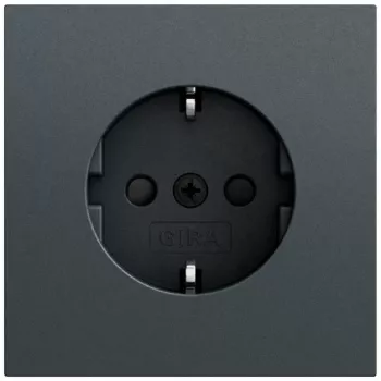 Toma de corriente SCHUKO SP Gira System 70, antracita, 445373