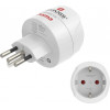 Hama adaptador de viaje tipo J, L, N, 3 polos, para Suiza, Italia y Brasil