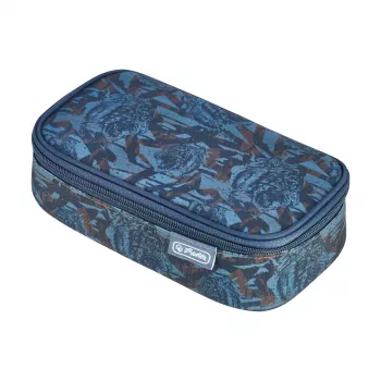 herlitz be.bag beatBox estuche Camo Tiger, poliéster, compartimento principal con cremallera XXL