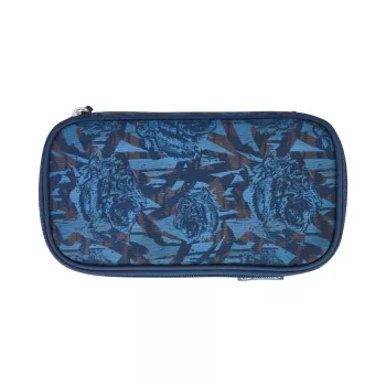 herlitz be.bag beatBox estuche Camo Tiger, poliéster, compartimento principal con cremallera XXL