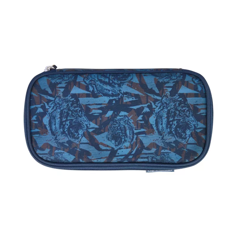 herlitz be.bag beatBox estuche Camo Tiger, poliéster, compartimento principal con cremallera XXL