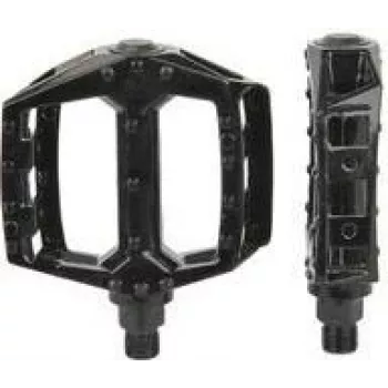 Fischer pedales de bicicleta para mountain bike/BMX, aluminio, clavos antideslizantes, plataforma grande