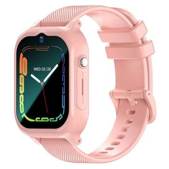iWear Z01 Pro 4G LTE Sim / GPS LBS WiFi Track IPX7 reloj y teléfono para niños con llamada HD cámara rosa