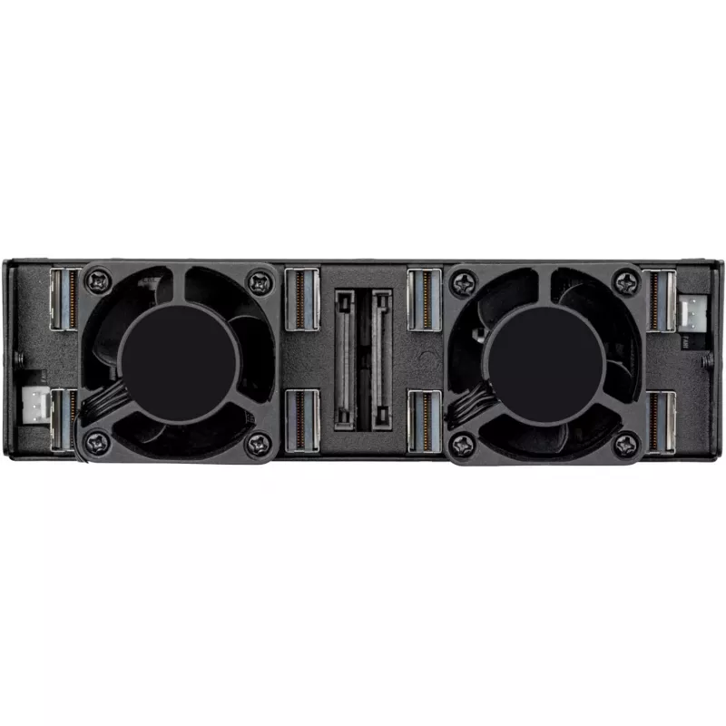 SilverStone FSM08B-MS marco para unidad, negro